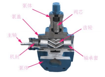 圓弧齒輪泵結(jié)構(gòu)圖
